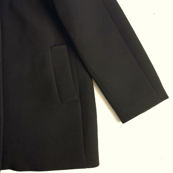 J Crew Mercantile Wool City Wool Blend Coat Jacket in Black Plus Size 18 - Picture 6 of 16